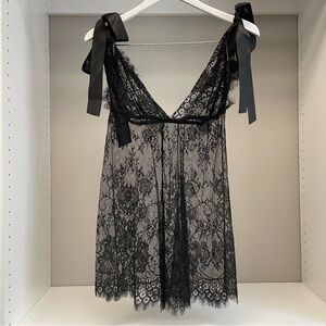 Lace Top with ribbon